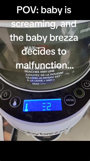 Baby Brezza Formula Machine Malfunction | POV Mom Life Experience