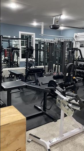 Impressive Garage Gym Tour #powertec #homegym