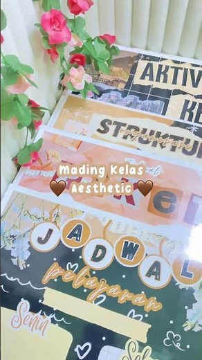Mading Kelas Aesthetic