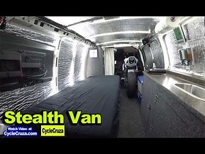 Ultimate DIY Budget Camper Van Conversion with Motorcycle Inside