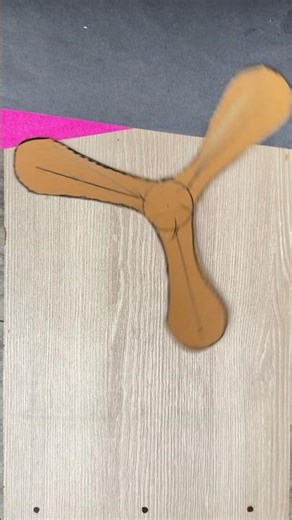 Make A Simple EASY card Board Boomerang 🪃 best Cardboard TOYS #diy #origami #homemade #tutorial