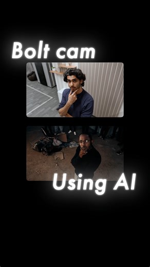Using AI Create the Bolt Camera Effect easily in 3 steps!
