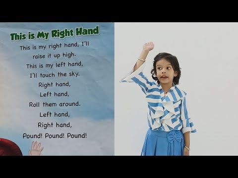 English | The Right Hand, Left Hand | Song | This is my right hand | nursery | shrayat fun class|