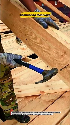 Hammer Like a Pro! The Right Way to Drive Nails