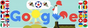 GOOGLE Romania-Surpriza pentru utilizatori. Doodle Euro 2016 (video)