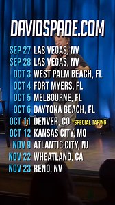 Back on tour gets tickets. Its an Emergency! | David Spade