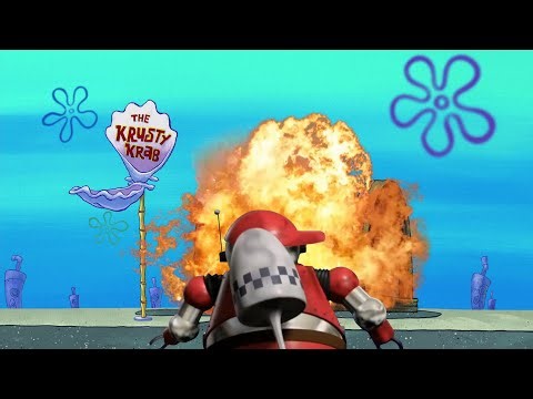Tex Watching The Krusty Krab Explode