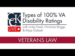 Types of 100% VA Disability Ratings