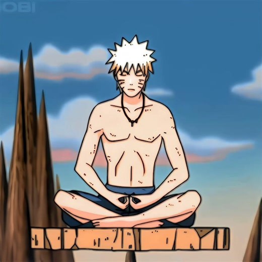 Naruto get sage mode on training 🌍🤫