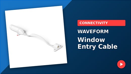 Watch Waveform Ethernet Window Entry Cable for Starlink, 4G/5G, WiFi on Amazon Live