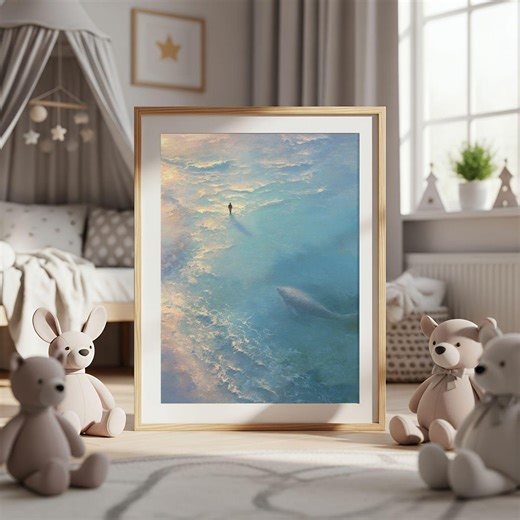 Jonah and the Whale Art Print – Faith Inspired Ocean Painting (digital Download) - Etsy