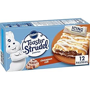 Pillsbury Toaster Strudel Pastries, Cinnamon Roll, 12 ct