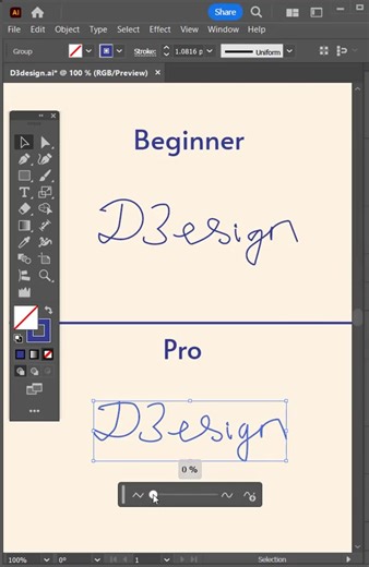 96K views · 408 reactions | Super easy way to work #design #illustrator #easytrick | Graphics World | Facebook