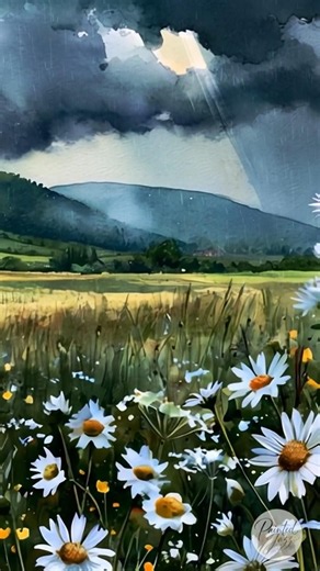 Where the Daisies Drink the Rain | Painted Jazz #shorts #jazz #calmingmusic