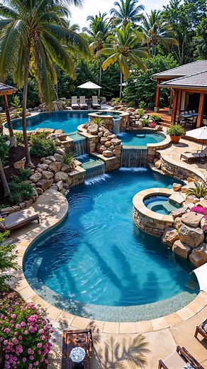 Brainy Blueprints | Dreaming of your own tropical oasis? 🌴💦 Dive into our stunning backyard pool designs and transform your outdoor space into a paradise!... | Instagram