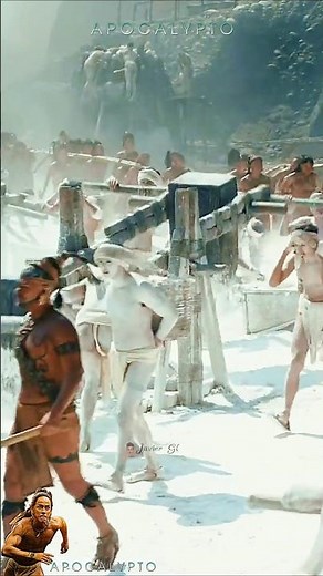 Apocalypto🌓🗿 the Mayan Tribe with its terrifying traditions #movie #edit #bestmoments #shorts #film