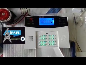 COMO Programar la HORA y FECHA de la ALARMA inalámbrica GSM