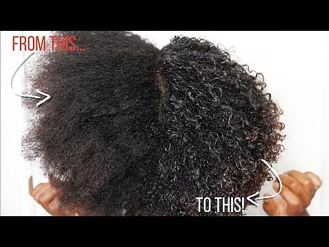 EASIEST WAY TO DEFINE 4A,4B,4C HAIR CURLS IN LESS THAN 20 MIN!!