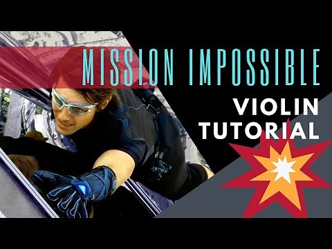 Learn Mission Impossible Theme on Violin | Easy Music Tutorials