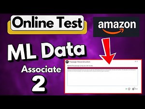 Amazon ML Data Associate 2 Online Test Answers | Machine Learning Data Associate Amazon Interview