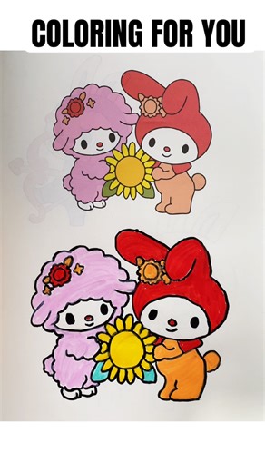 Coloring baby animals | #color #labubu #baby #animals