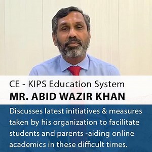 15K views · 60 reactions | CE-KIPS Education System Mr. Abid Wazir Khan discusses about latest initiatives and measures taken by KIPS to facilitate students and parents aiding online academics in these difficult times. #KIPS #SpecialMessage #CoronaVirus #Covide19 | KIPS Education System | Facebook