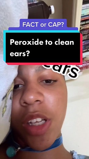 #stitch with @sparaticpost FACT or CAP: Hydrogen peroxide to clean your ears? #learnontiktok #tiktokpartner #peroxide #earwax #earwaxremoval