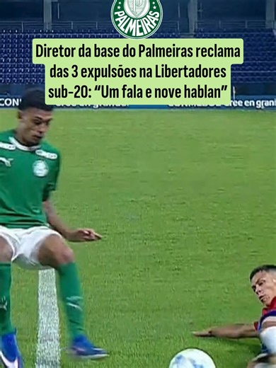 Palmeiras sub-20: Diretor reclama da arbitragem