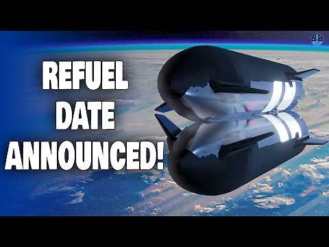 SpaceX Revealed Schedule for First Starship Refueling Mission Next Year! Ready to Make History…