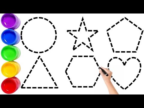 Fun Shapes Song for Kids | Learn 2D Shapes & Colors | Preschool & Kindergarten 634