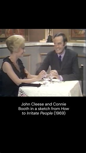 1.3K views · 23 reactions | Happy birthday to John Cleese, born on October 27, 1939  Here he is in an early television appearance with his then-wife Connie Booth, who also starred with him in Fawlty Towers. #JohnCleese #HappyBirthdayJohnCleese #MontyPython #BritishHumor #BritishHumour | RetroObsessed | Facebook