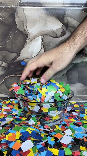 🎨💥 Colorful Paper Explosion! 🌈🔥 | Plastic Popper Experiment
