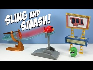 The Angry Birds Movie Sling and Smash Track Set Toy Spin Master