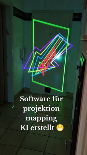 hier nochmals eine kleine Vorführung über die Software für projection mapping KI generiert 😁❗ Nur für private Zwecke, keine kommerzielle Nutzung ❗ #projectionmapping #fyp #mapping #projection #beamer