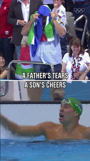 Olympic gold celebration: Father vs son! 🥇