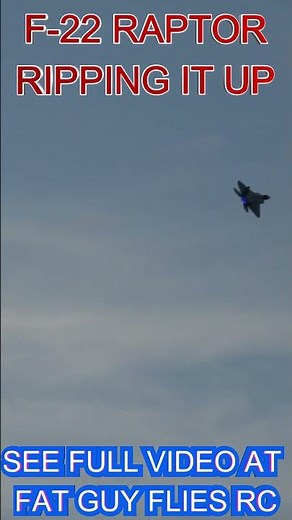 FREEWING F-22 RAPTOR 90MM HP SPEED TRIAL! by Fat Guy Flies RC