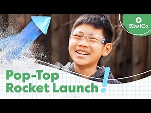 How to Build and Launch Pop-Top Rockets | Backyard Science Lab | KiwiCo
