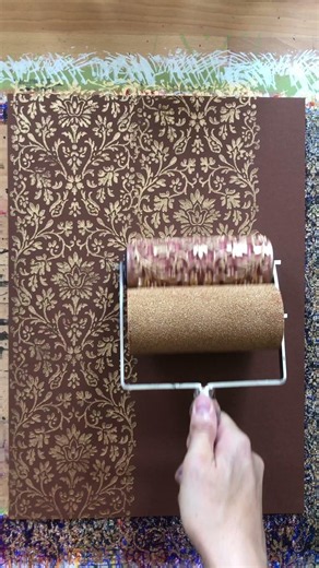 Palace or Projects? Rolled in Gold, It's a Showstopper! Pattern Roller CN-134