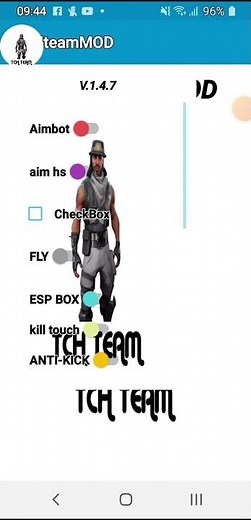 Fortnite Mod Menu Android OBB39 64 bit