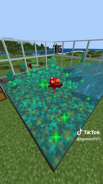 Granja Sencilla de Azaleas y Hongos del Nether en Minecraft