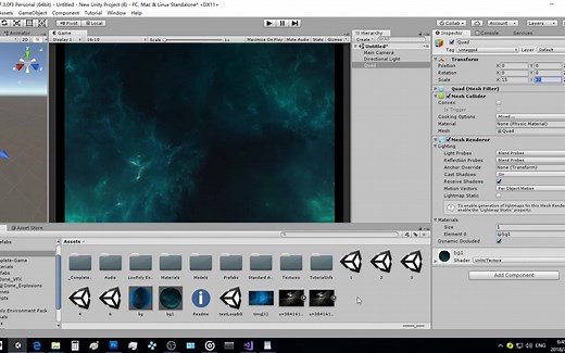 Unity3D 0基础 5分钟快速实现功能 12 无缝贴图与2D循环背景