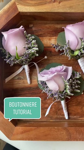 DIY Boutonnière Tutorial: Make Your Own Wedding Flowers