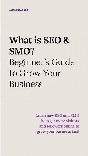 What is SEO and SMO?