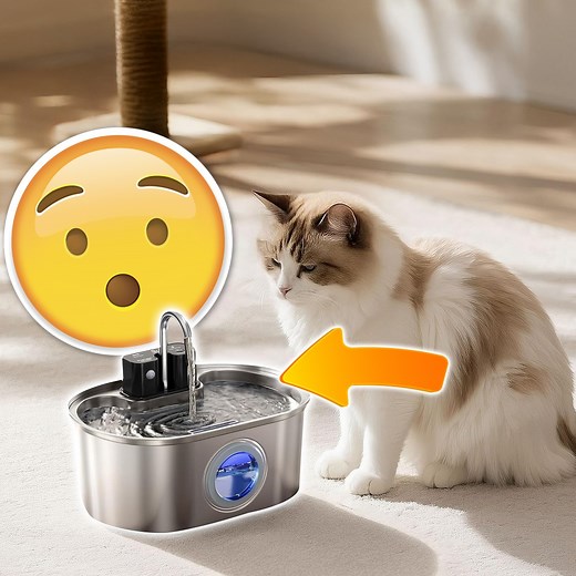 This Pet Water Fountain Keeps Your Pet Hydrated and Healthy! Say...
