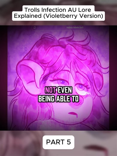 Trolls Infection AU Lore Explained (Violetberry Version) #animation #cartoonnetwork #fyp