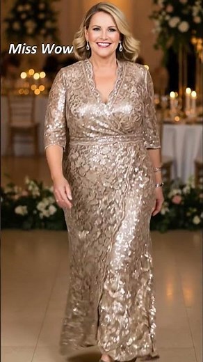 Must-Have Plus Size Mother of the Bride Sequin Lace Dresses: Find Your Perfect Elegant Look