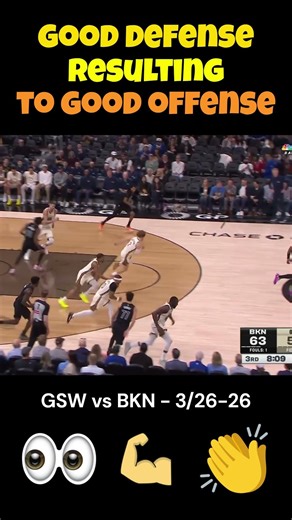 Good D resulting to Good Offense #goldenstatewarriors #strengthinnumbers #gp2 #gsw