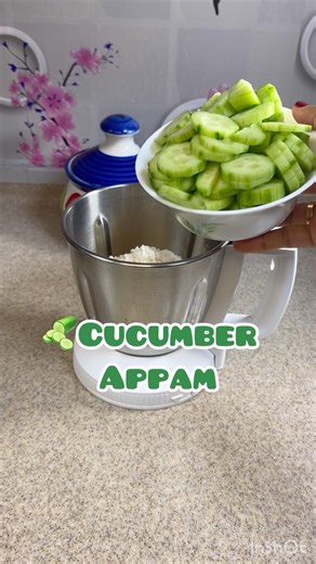 Cucumber appam🥒soft,healthy and naturally sweet for kids💛no sugar,no maida