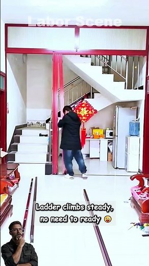 install a sliding red partition to split their home space 😆