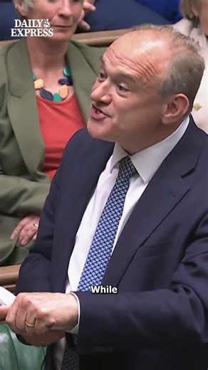 MPs walk out in mass as Ed Davey delivers Commons speech 👀 #news #ukpolitics